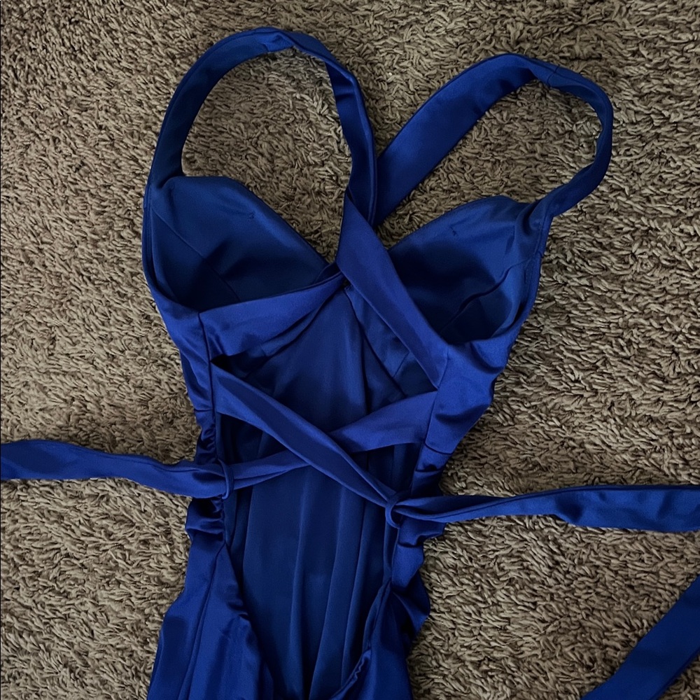 blue homecoming dress size 0 - Picture 4 of 4